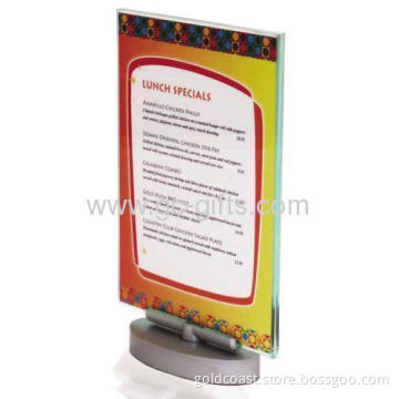 Rotary Tabletop Menu Stands 